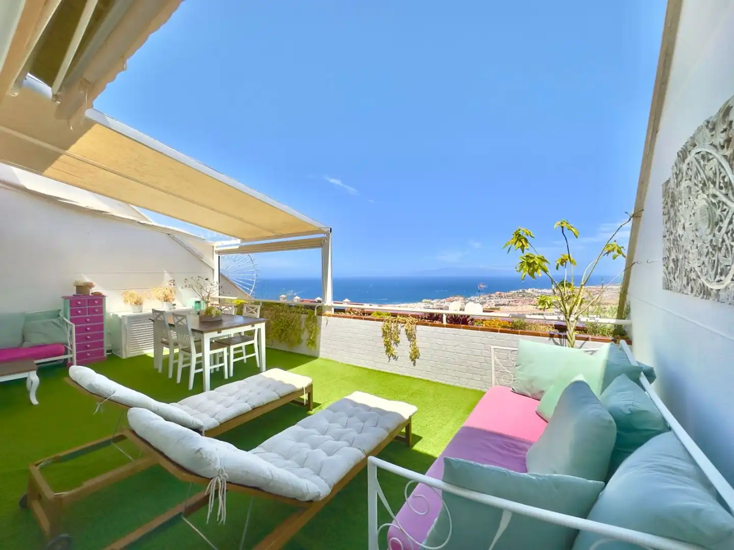 Elegant appartement met panoramisch uitzicht op de oceaan en ruim terras in Torviscas Alto – Costa Adeje foto 6
