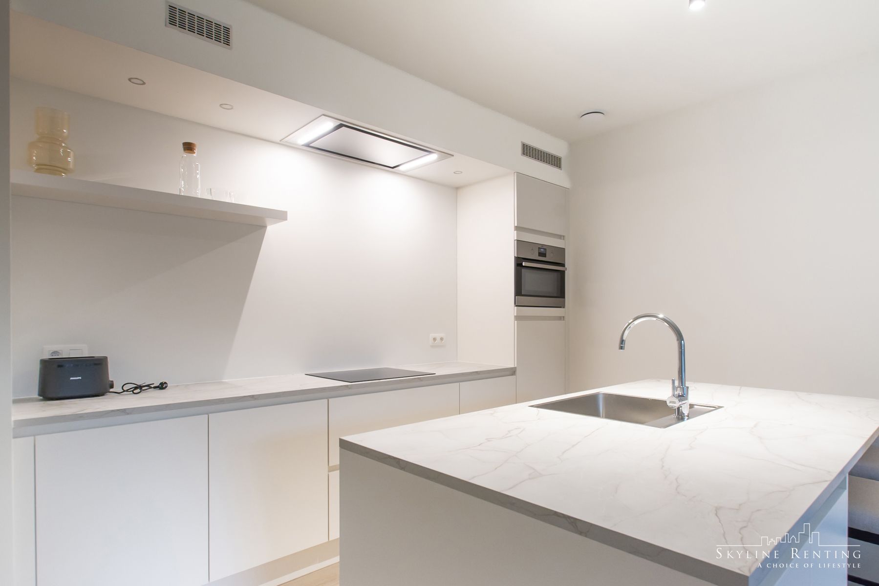 Gemeubeld 2 slpk (of 1 bureau) app. met mooi terrras foto 6