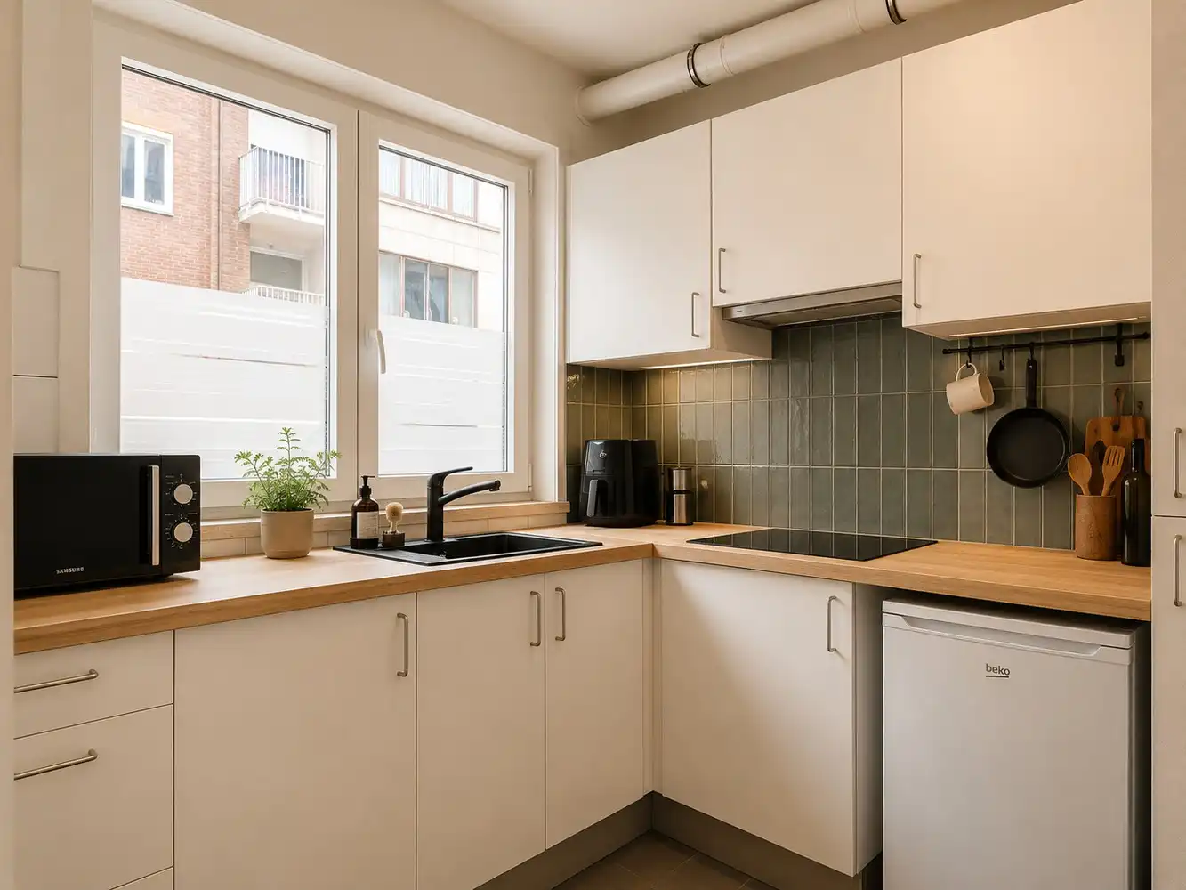 Energiezuiging één slaapkamer appartement nabij het Zuidpark foto 2