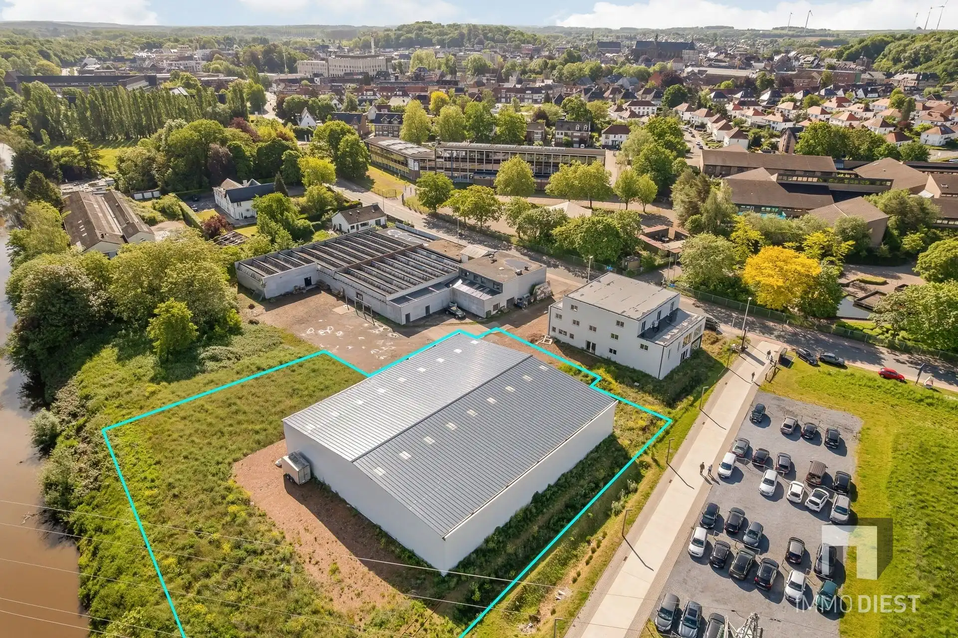 Nieuwbouw loods in KMO-zone Diest, conciergewoning mogelijk foto 2
