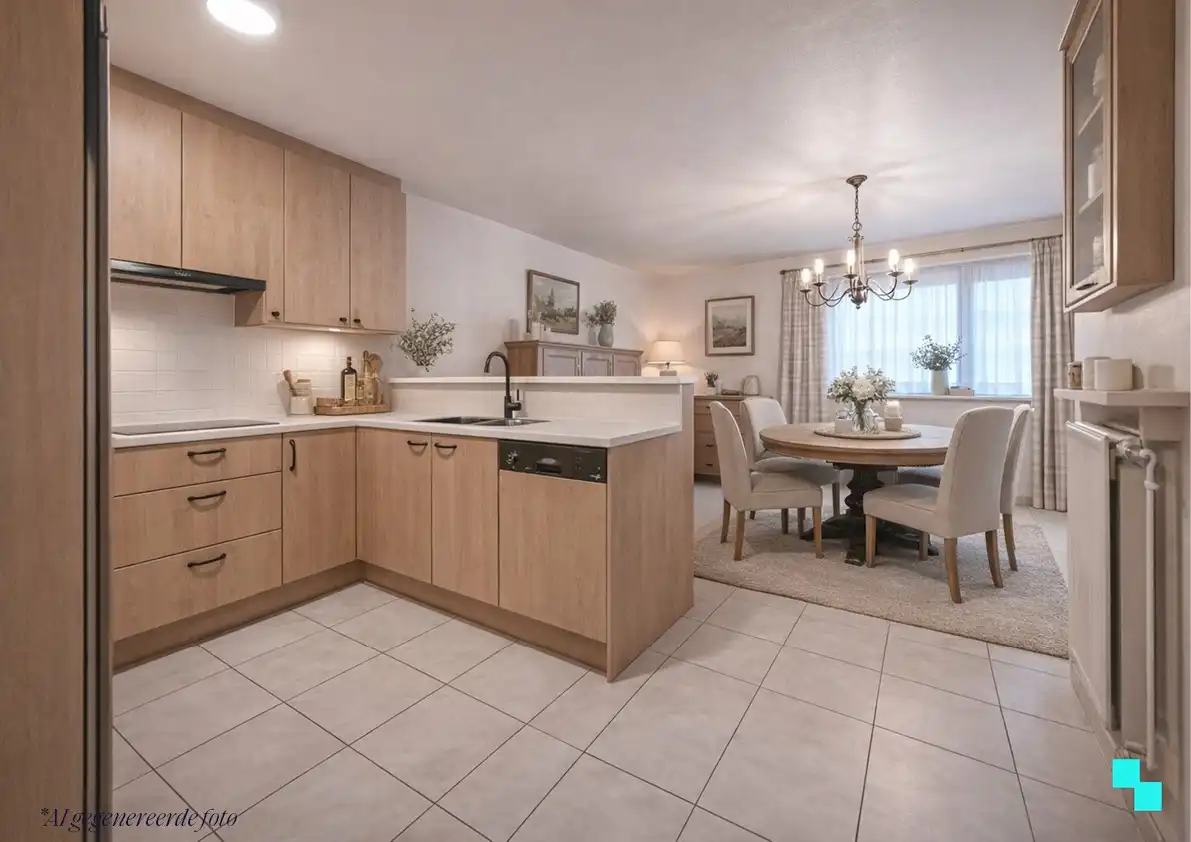 Ruim en instapklaar tweeslaapkamer appartement in hartje Izegem foto 9
