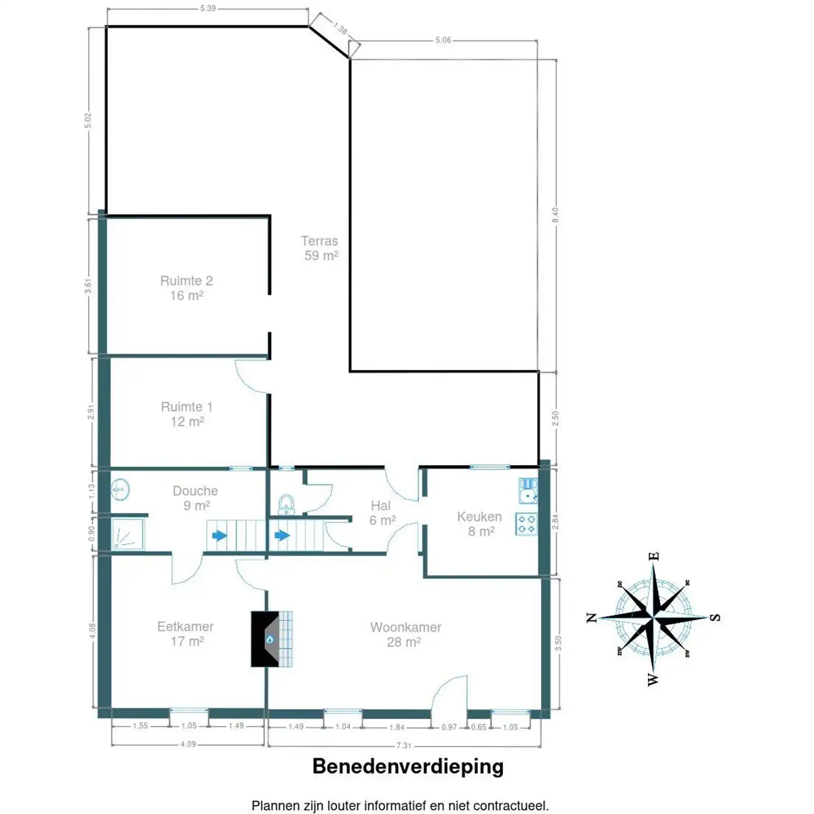 Woning met tuin en weiden foto 9