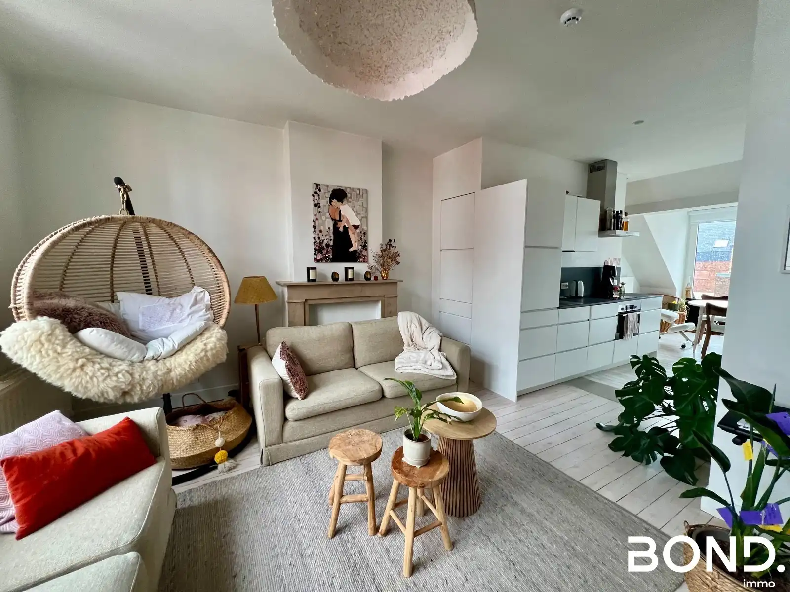 Gerenoveerd duplexappartement met tuin in centrum Leuven foto 2