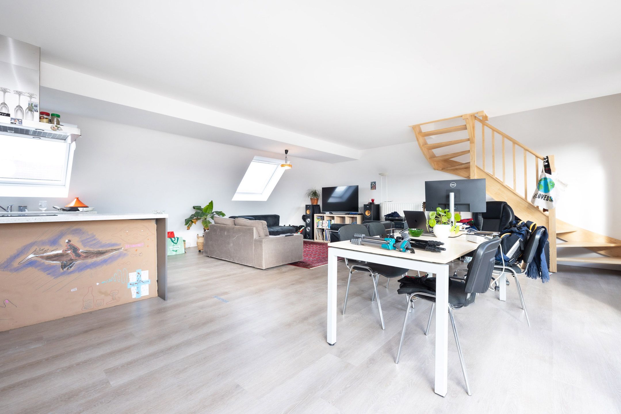 2slpk + kantoor duplex in hartje Brussel ! foto 8