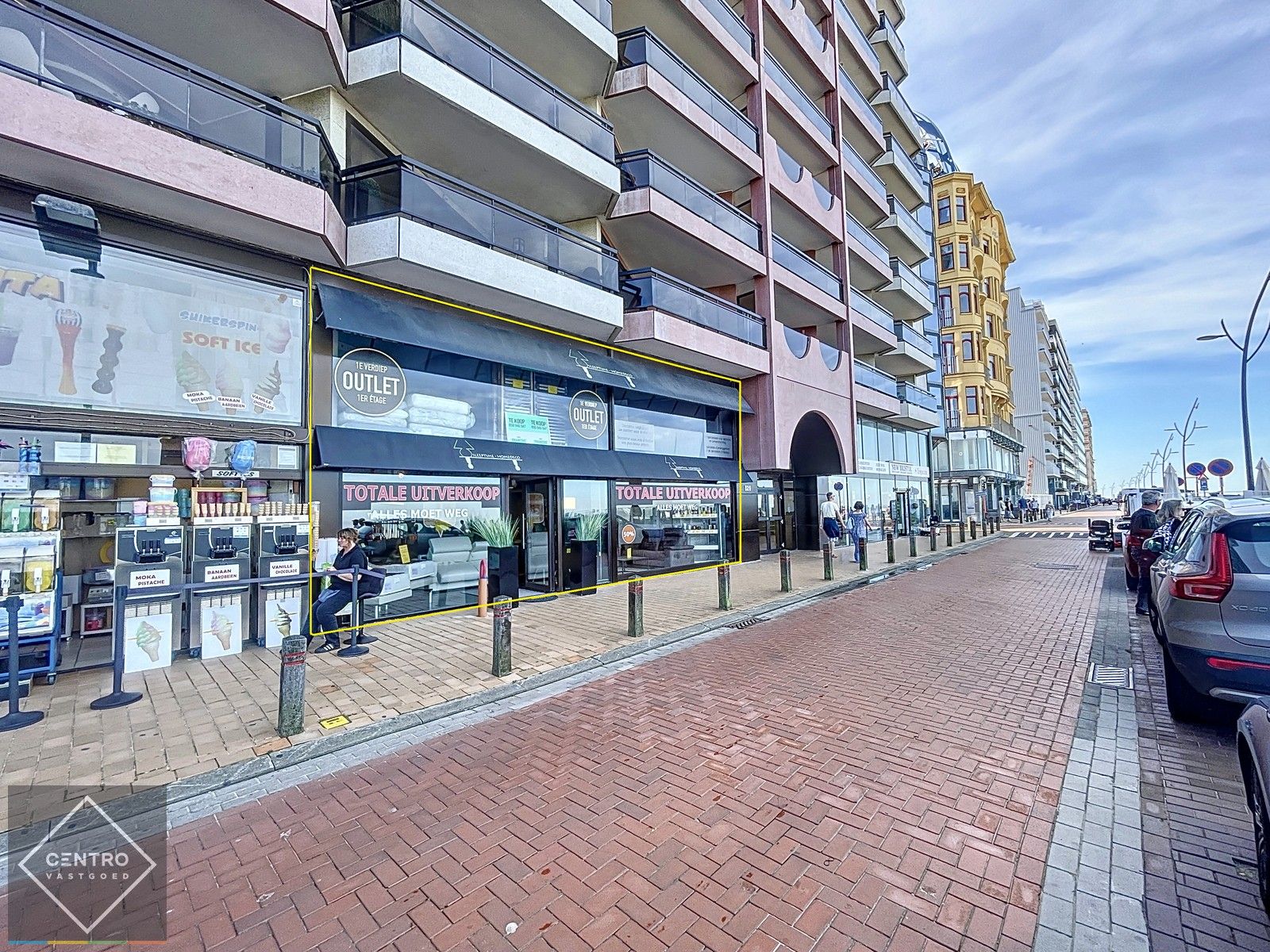 Instapklaar HANDELSPAND (2 x 206m2) met STUDIO op de zeedijk van Blankenberge (nabij Casino). foto 27