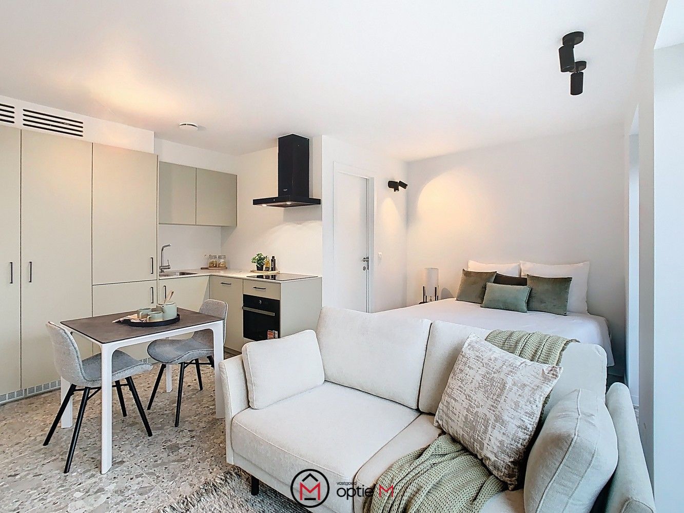 Instapklare en moderne studio op het gelijkvloers te huur in Hasselt foto 5