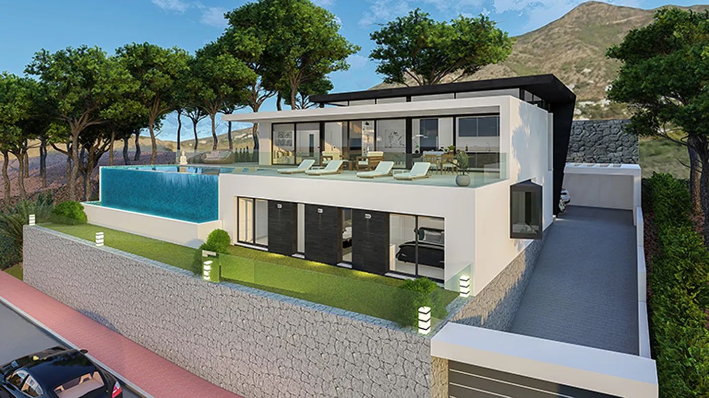 Eigentijdse villa in Mijas: een Mediterrane droomwoning met adembenemend uitzicht foto 6