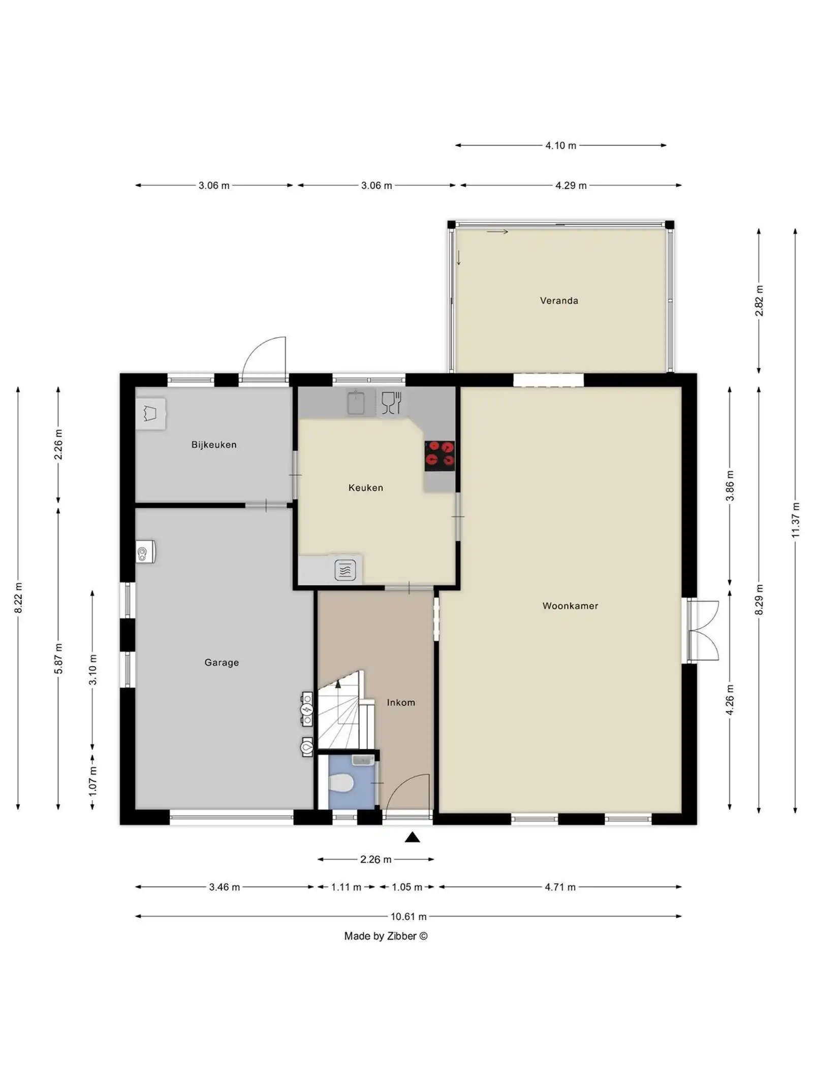 Woning gelegen in een doodlopende straat met 3 slaapkamers te Beersel  foto 3