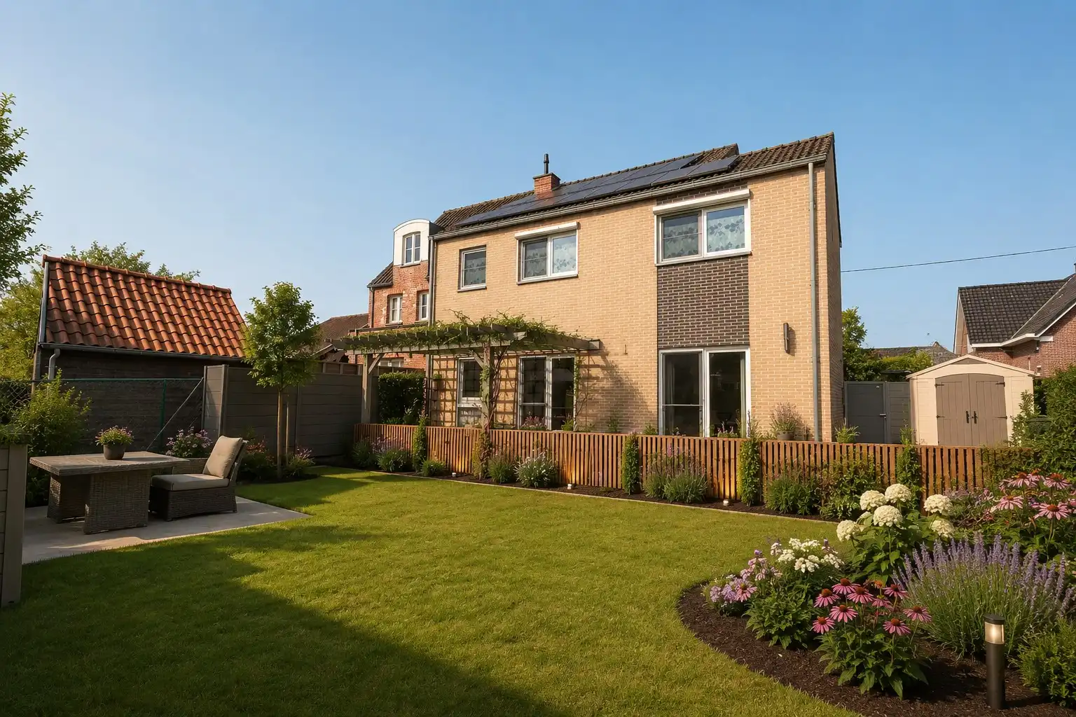 Ruime instapklare woning met 5 slaapkamers & tuin te Vollezele foto 12