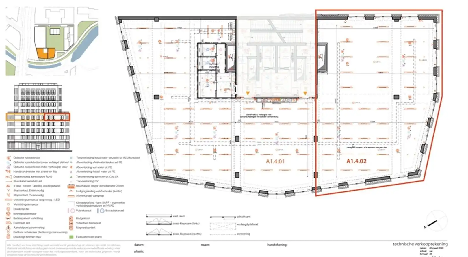 Nieuwbouwkantoor nabij het Gentse stadscentrum Keizerpoort met oppervlakte van 257 m² foto 16