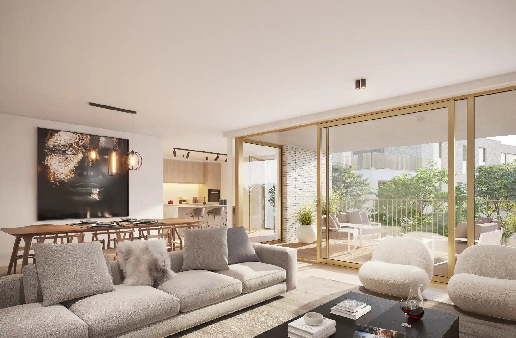 Nieuwbouwappartement met terras foto 11