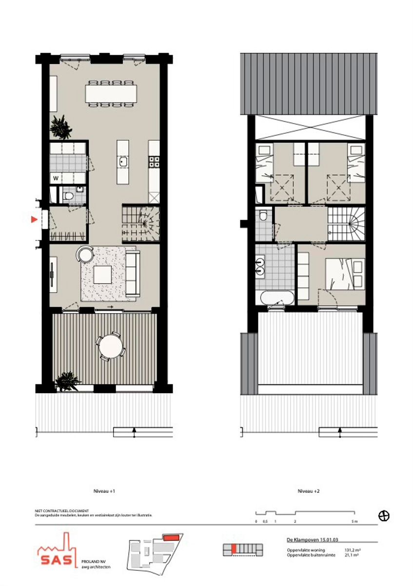 Nieuwbouw-Loft 3SLPK | Terras | Parking |  113m² |  foto 6