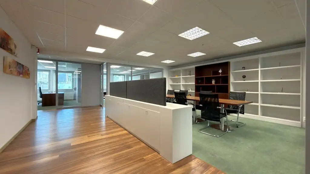 Ingedeeld kantoorverdiep te huur nabij station Antwerpen-Centraal foto 3