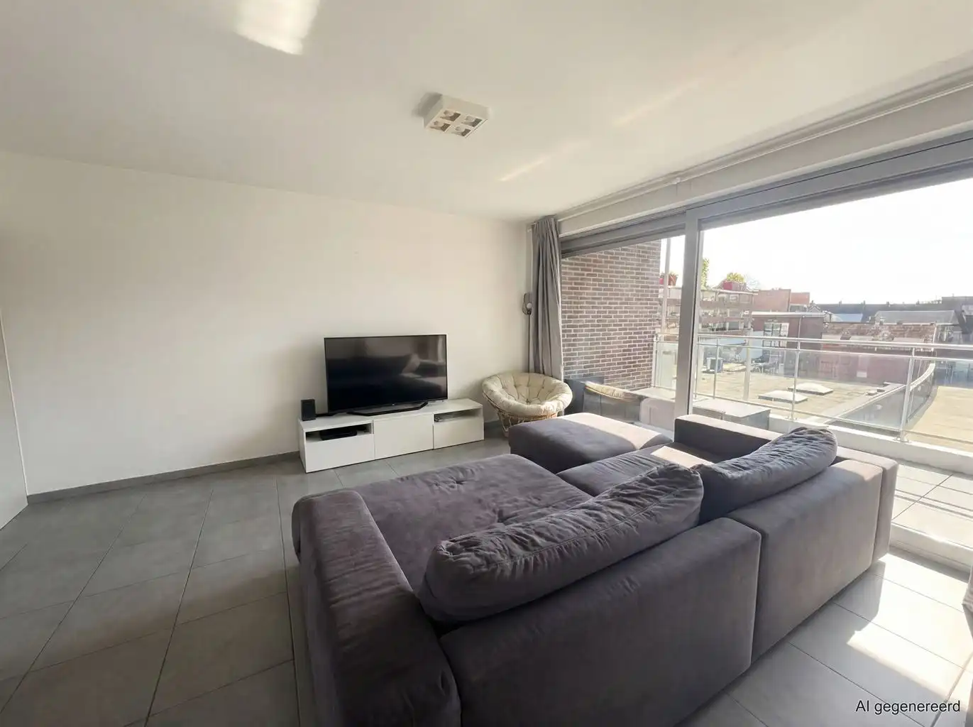Ruim 1-slaapkamerappartement met 2 terrassen en autostaanplaats op een toplocatie in het centrum van Bree.  foto 6