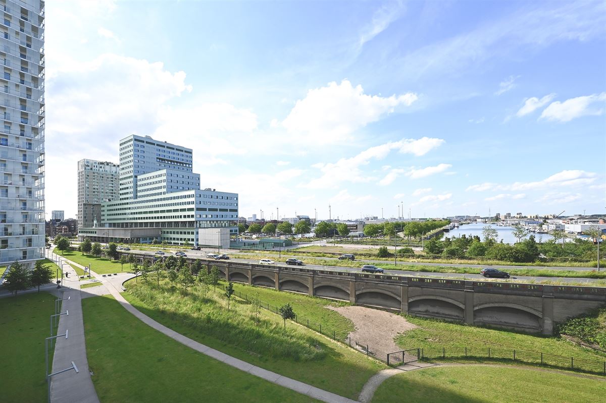 Lichtrijk hoekappartement met zicht op park Spoor Noord foto 29