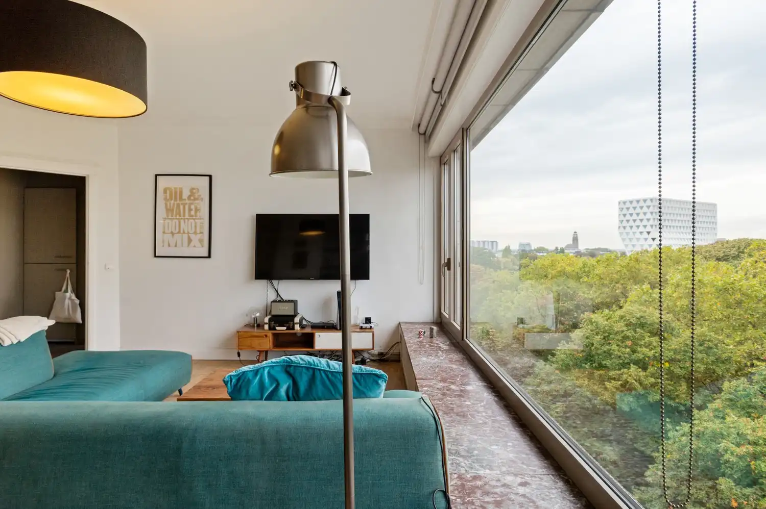 Ruim appartement met 3 slaapkamers en panoramisch parkzicht te Berchem foto 8