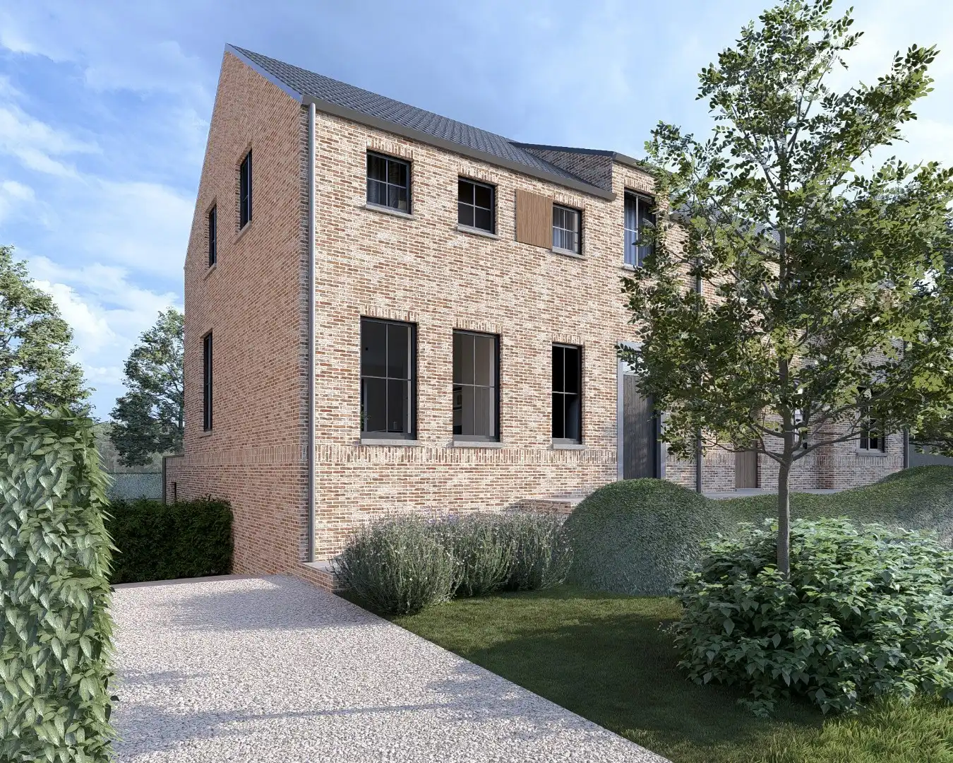 Hoogwaardig afgewerkte halfvrijstaande nieuwbouwwoning op een perceel van 8a42ca te As! foto 2