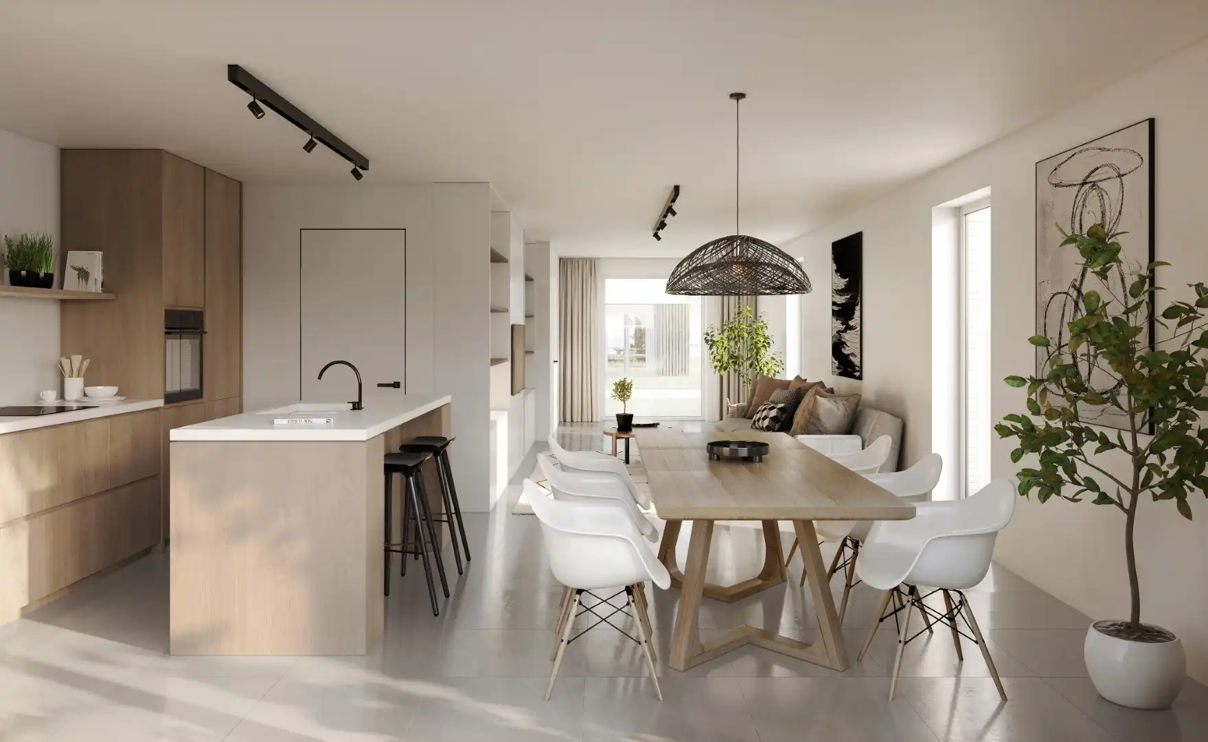 Energiezuinige halfopen bebouwing in Ruddervoorde foto 5