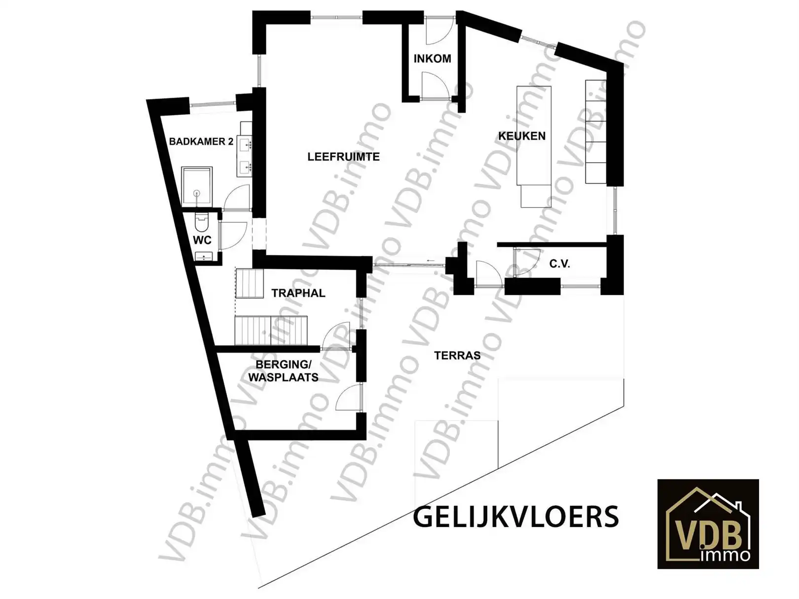 Ruime, volledig gerenoveerde halfopen bebouwing met 3 slaapkamers, carport en aangelegde tuin op toplocatie te Riemst foto 10
