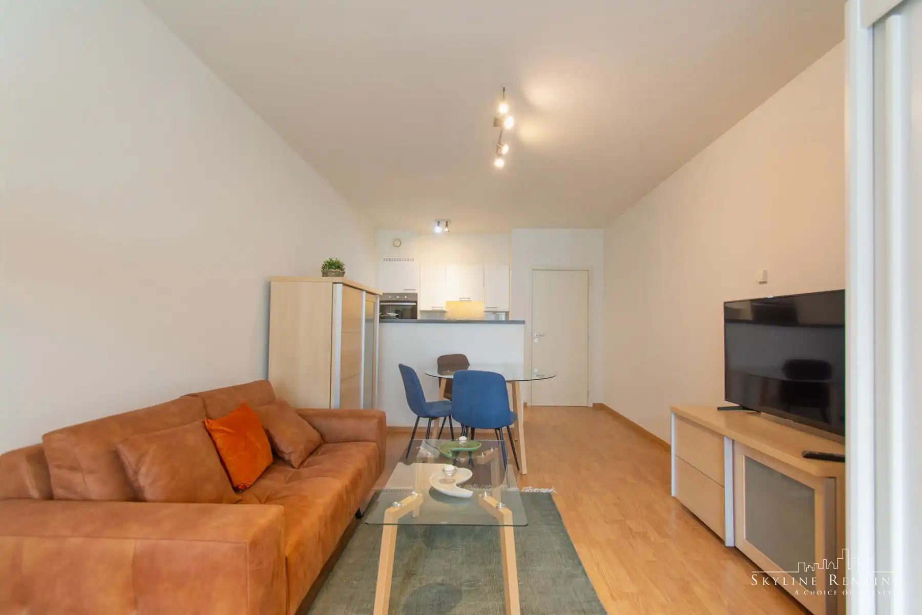 Mooi gemeubelde studio met terras bij EU-Parlement foto 3