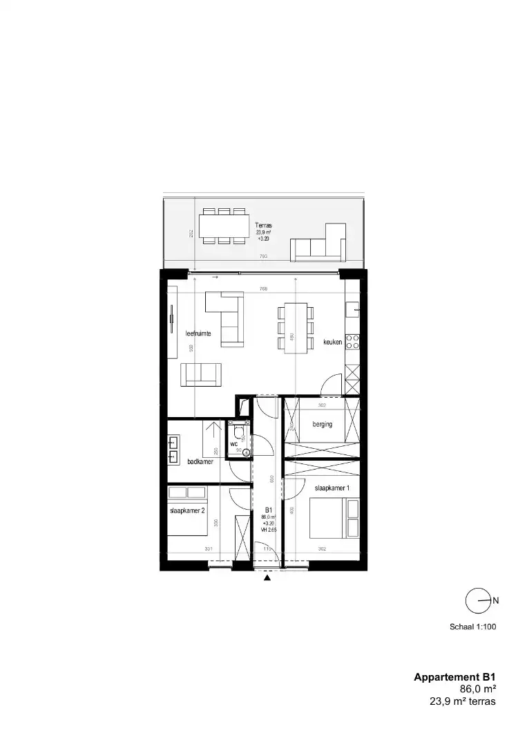 Appartement op de eerste verdieping foto 4