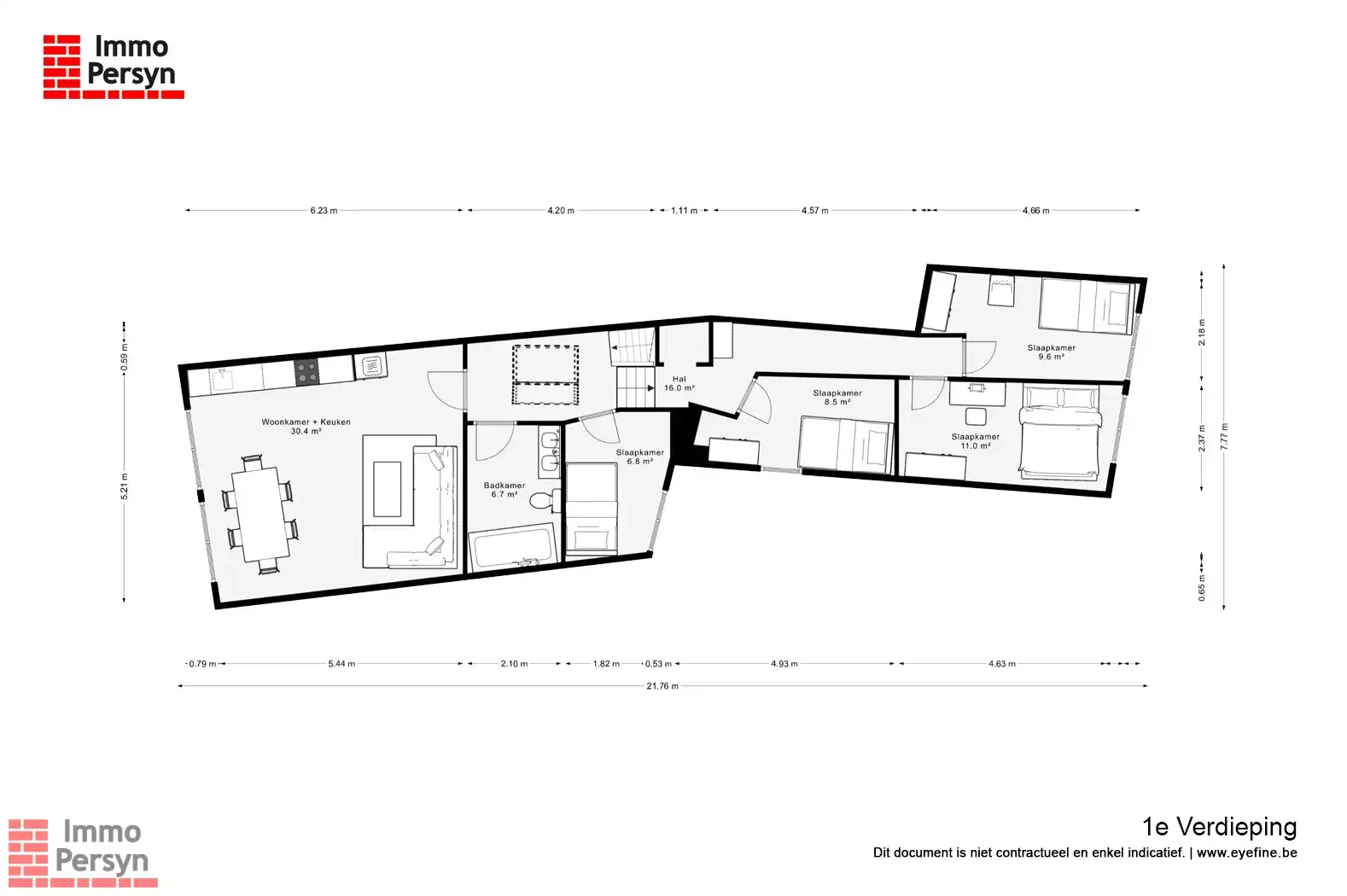Energiezuinig (EPC C) & veelzijdig: Ruim pand met 3 slaapkamers – Geen renovatieverplichting! foto 23