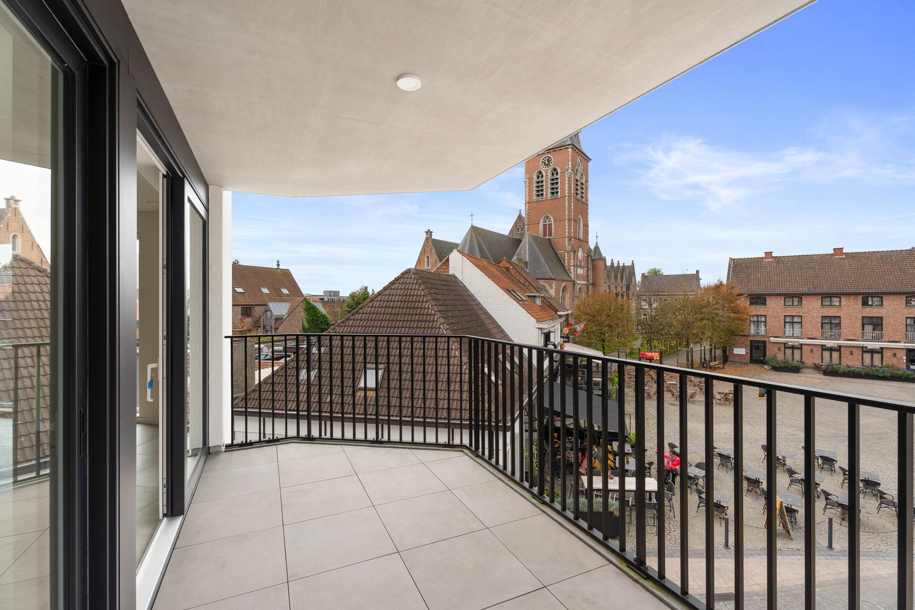 Top nieuwbouw appartement met zicht op de markt van Aalter foto 25
