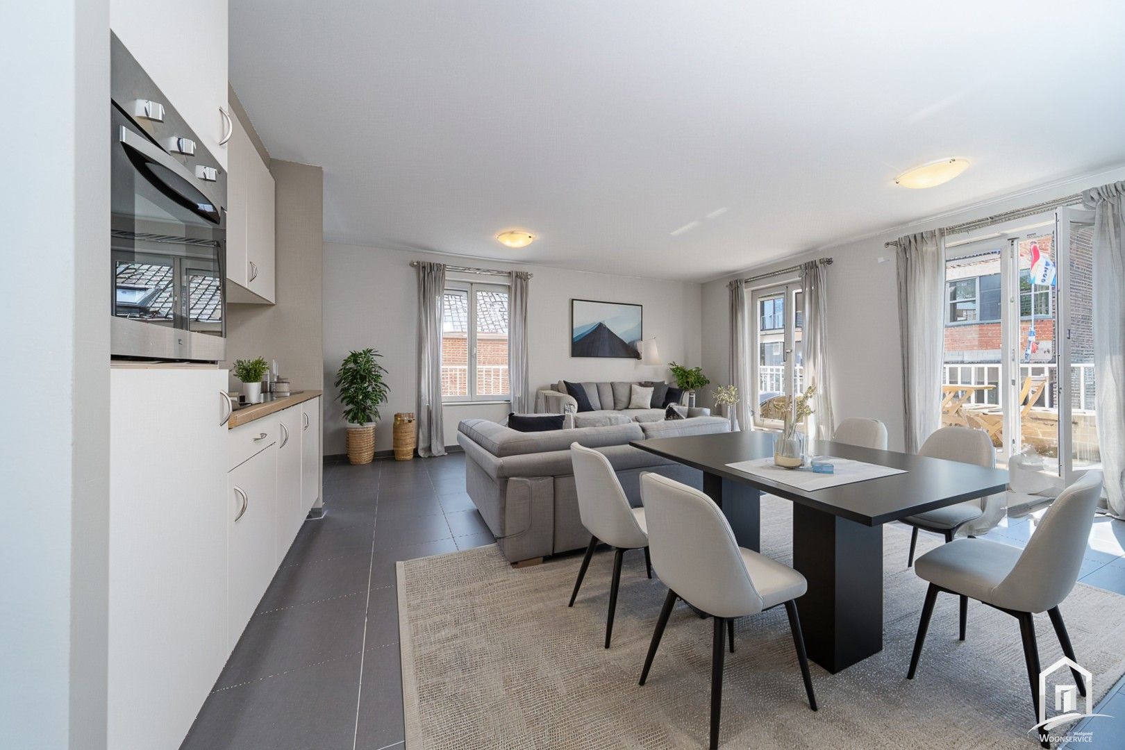 Zeer rustig gelegen, mooi ingericht appartement te Erembodegem foto 4