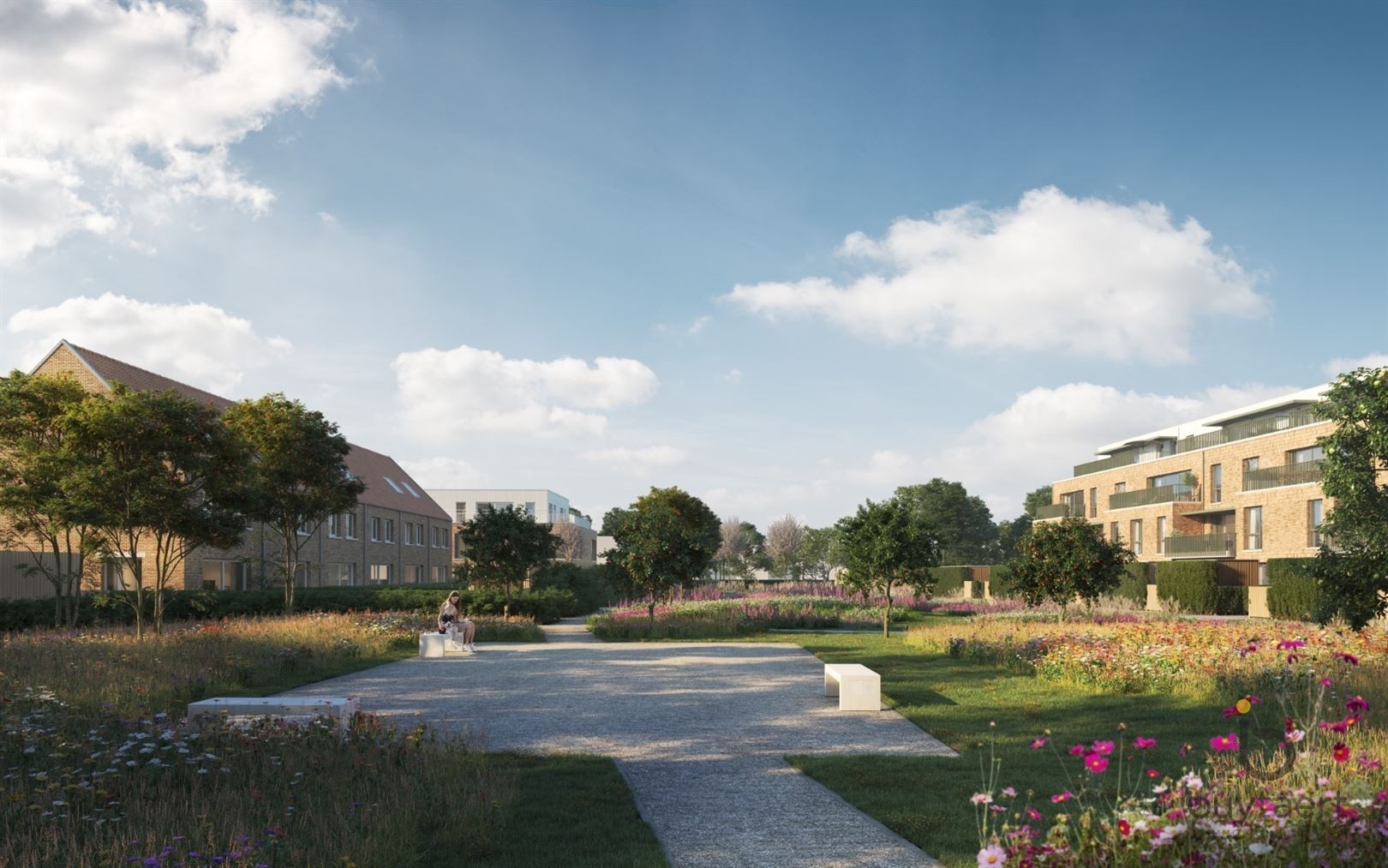 Nieuwbouw  1 slaapkamer appartement te Zoersel foto 3