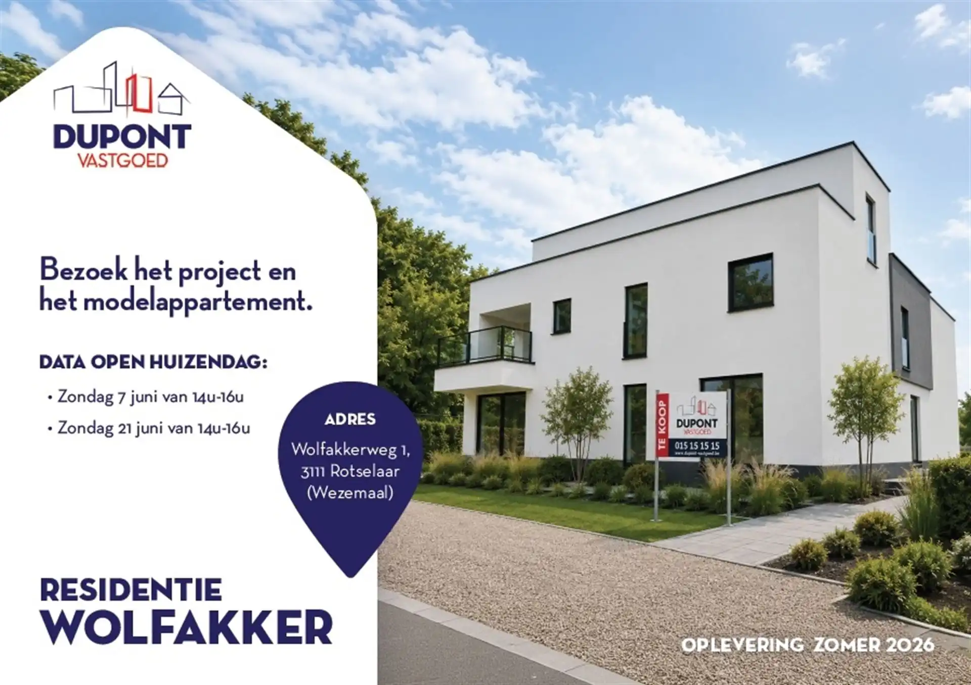 Residentie Wolfakker - Stijlvol nieuwbouwproject in een groene en rustige omgeving. foto {{pictureIndex}}