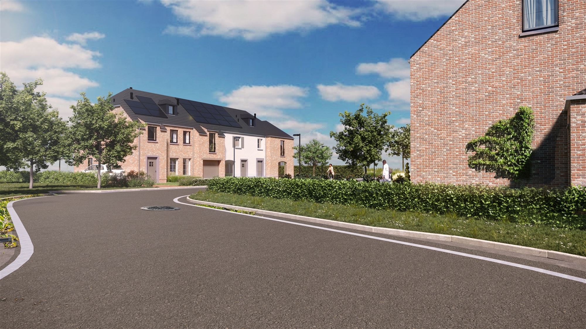 NIEUWBOUWWONING MET 3 SLAAPKAMERS UITERST CENTRAAL DOCH RUSTIG GELEGEN TE ZONHOVEN foto {{pictureIndex}}