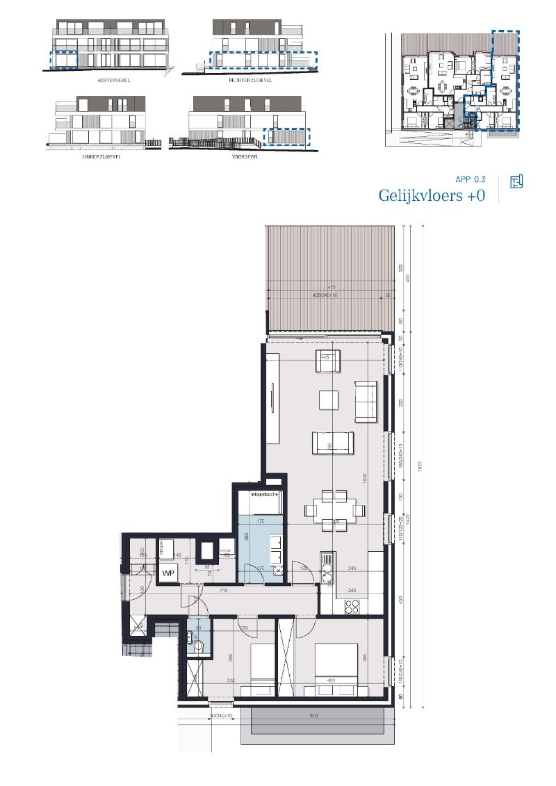 Denderleeuw, Anjelierenlaan - Steenweg - Fase 3 (Anjelierenlaan) - appartementen: Lot 12B/0.3 foto 3