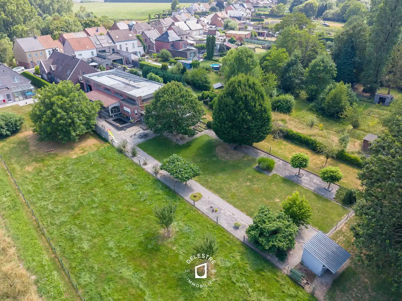 Unieke eigendom met villa, zalige tuin, werkplaats en talrijke mogelijkheden in Okegem foto 55