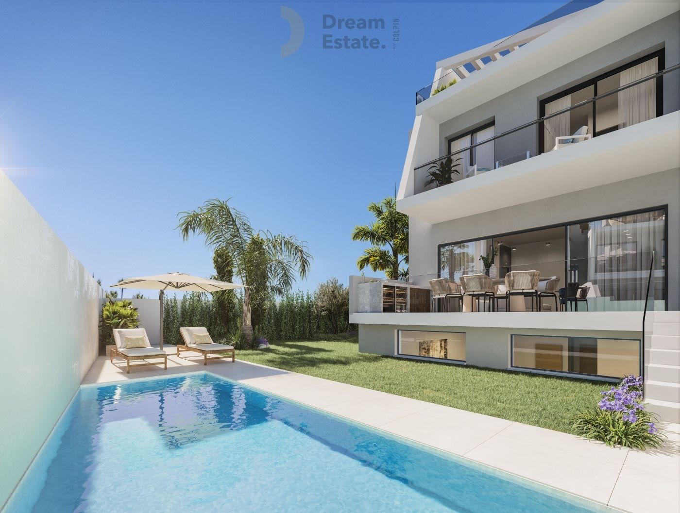 11 Exclusive attached villas - Cancelada, Costa del Sol foto 3