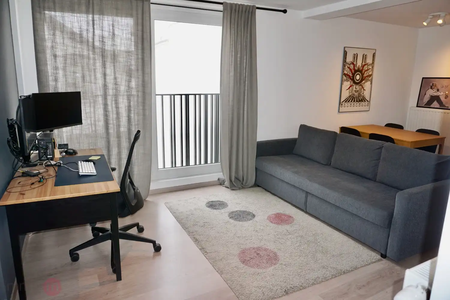 Recent appartement met terras en 1 slaapkamer te huur in hartje Leuven foto 3