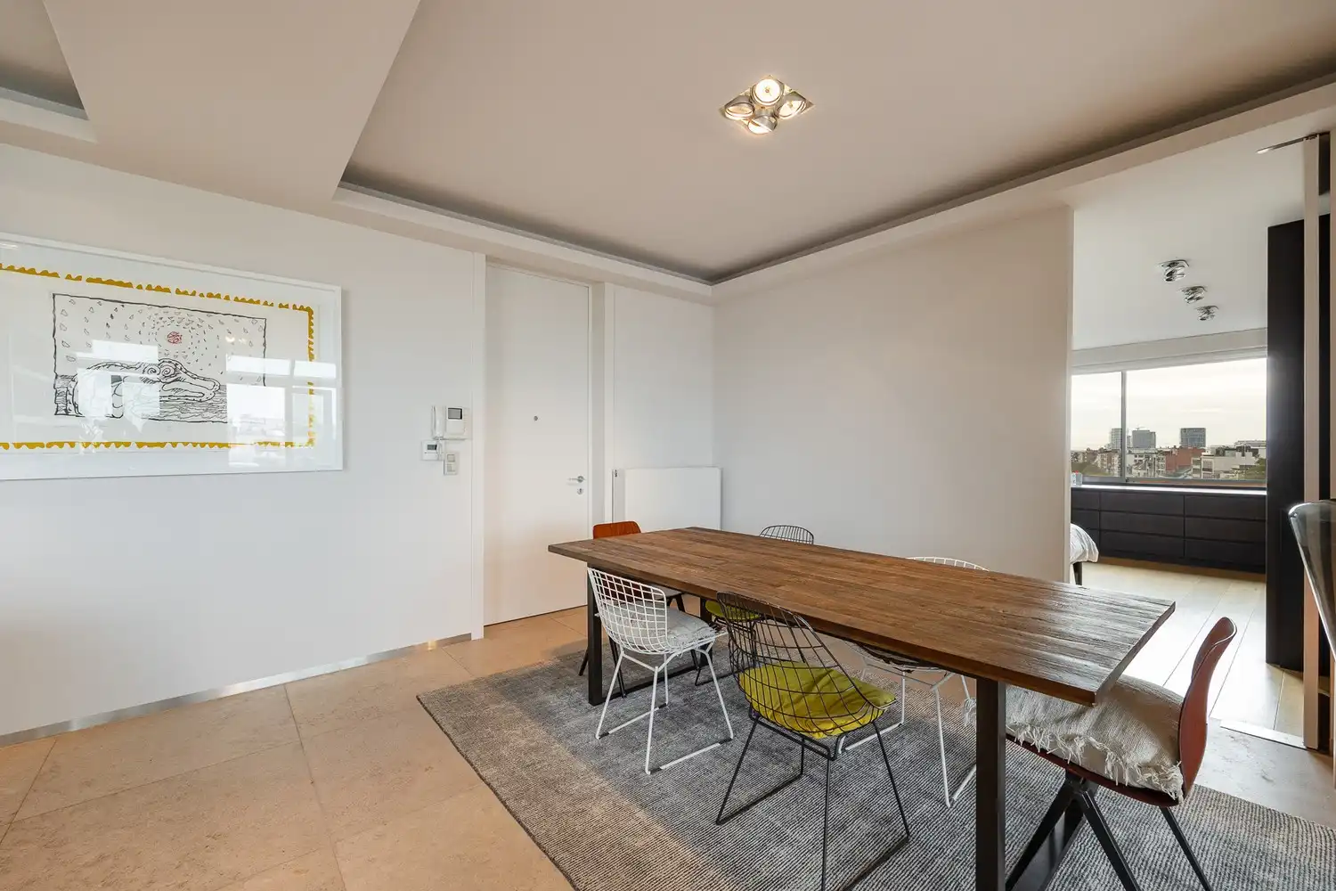 Fantastische energiezuinige penthouse (EPC B!) aan de Nationale Bank met 2 slaapkamers en 2 badkamers, zalig terras 20m², ruime kelder en 2 optionele garages foto 12