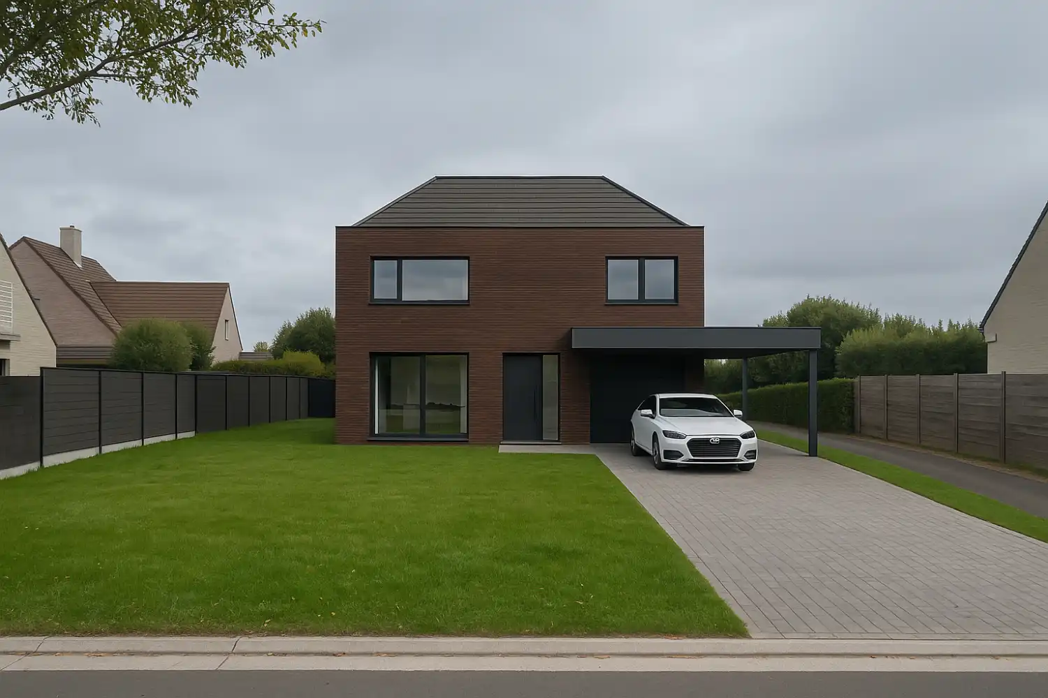 Ruime bouwgrond in rustige verkaveling in Bredene foto {{pictureIndex}}