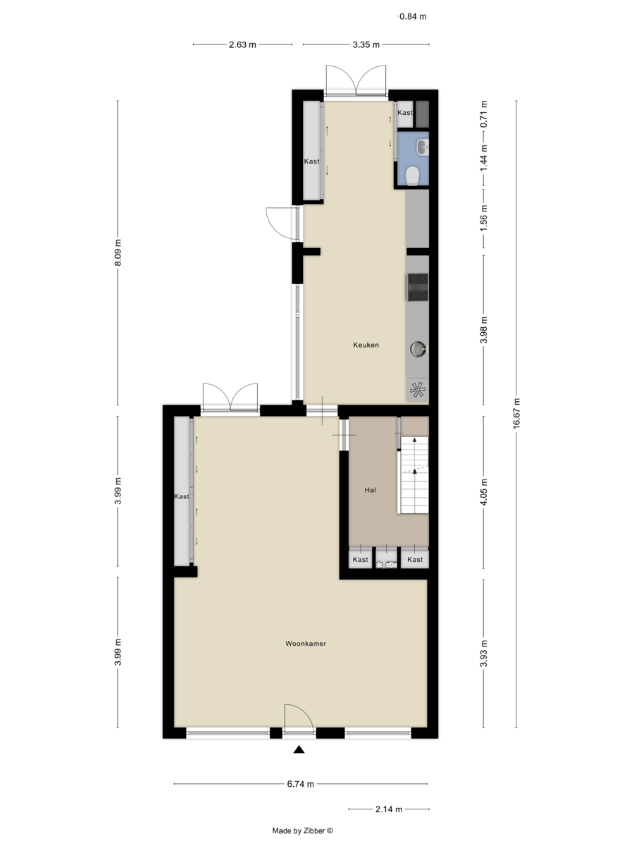 Ruim renovatieproject (226m²) met tuin aan kanaal foto 43