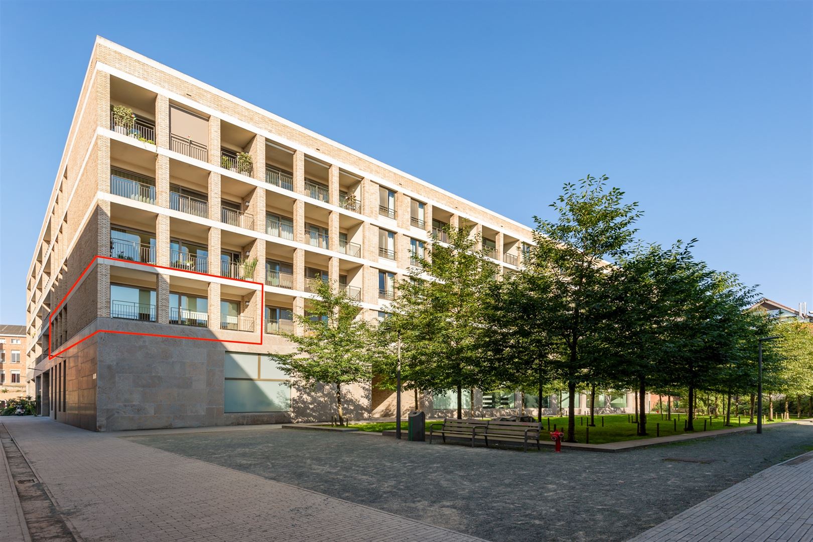 Rustig gelegen recent appartement vlakbij het Eilandje. foto 5
