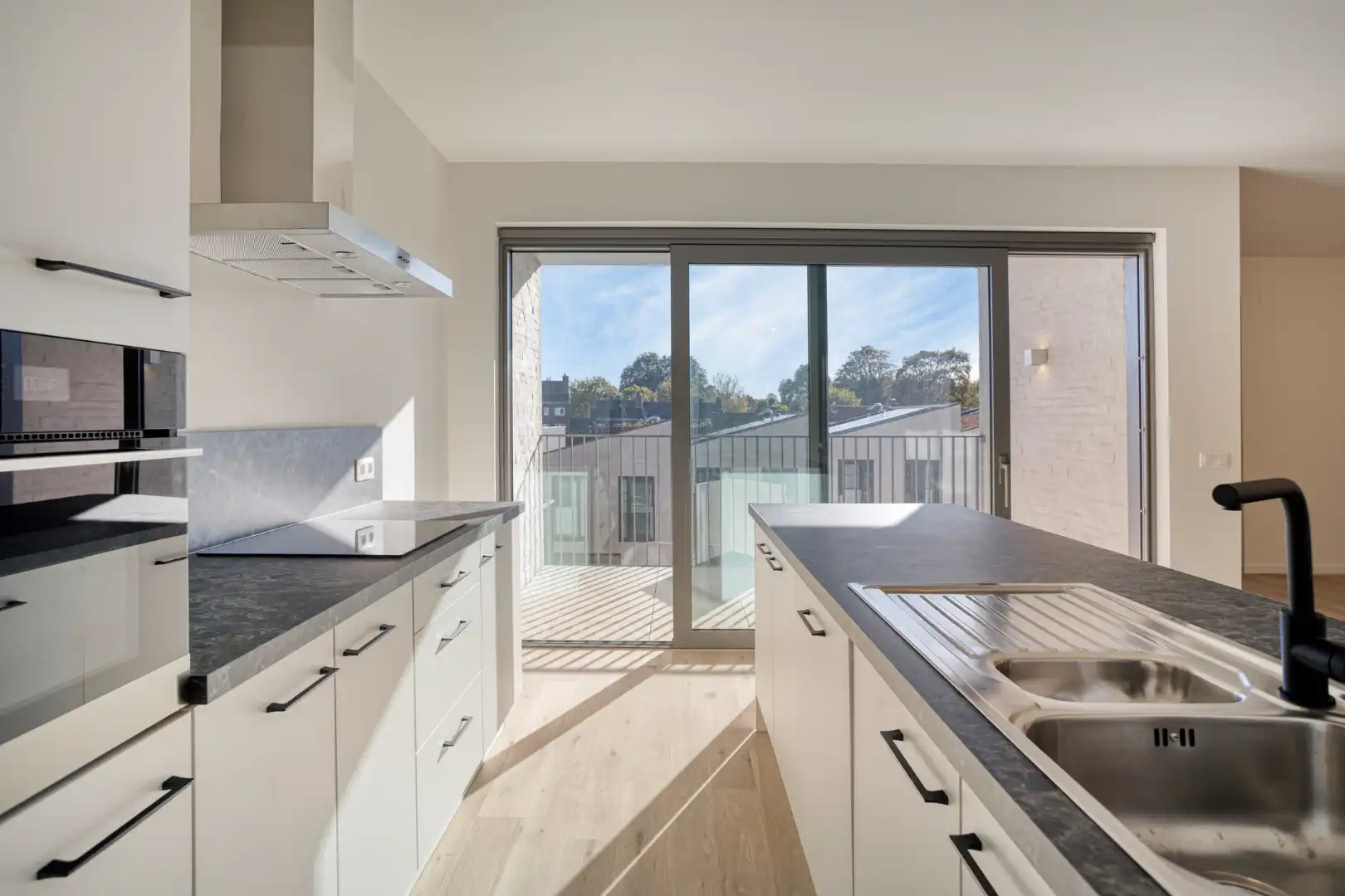 Nieuwbouw appartement met 3 slaapkamers, 2 badkamers, terras, 2 autostaanplaatsen en kelderberging in Leuven! - EPC A - bewoonbare opp. 108 m² foto 10