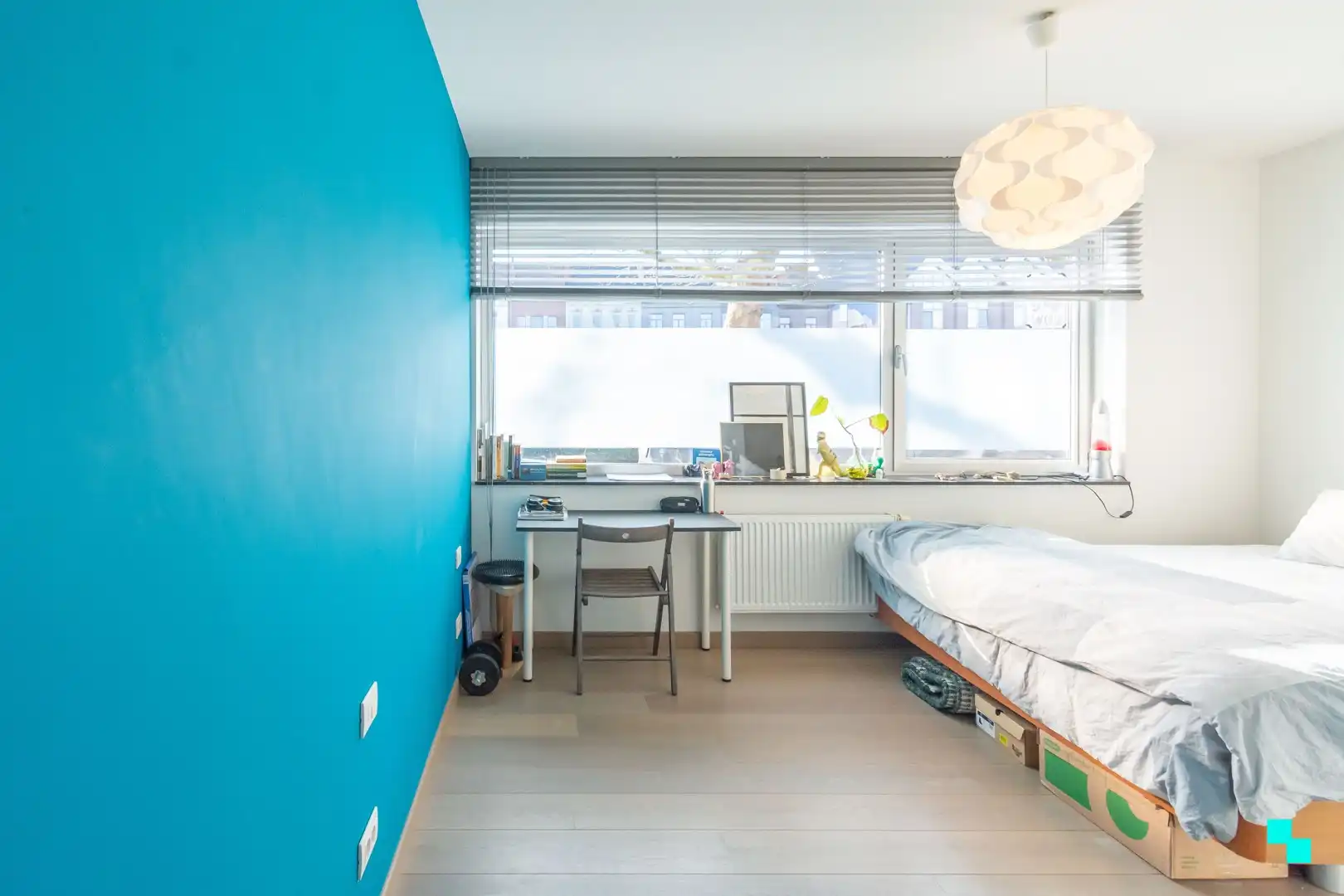 Lichtrijk twee slaapkamerappartement met tuin te Gent foto 10