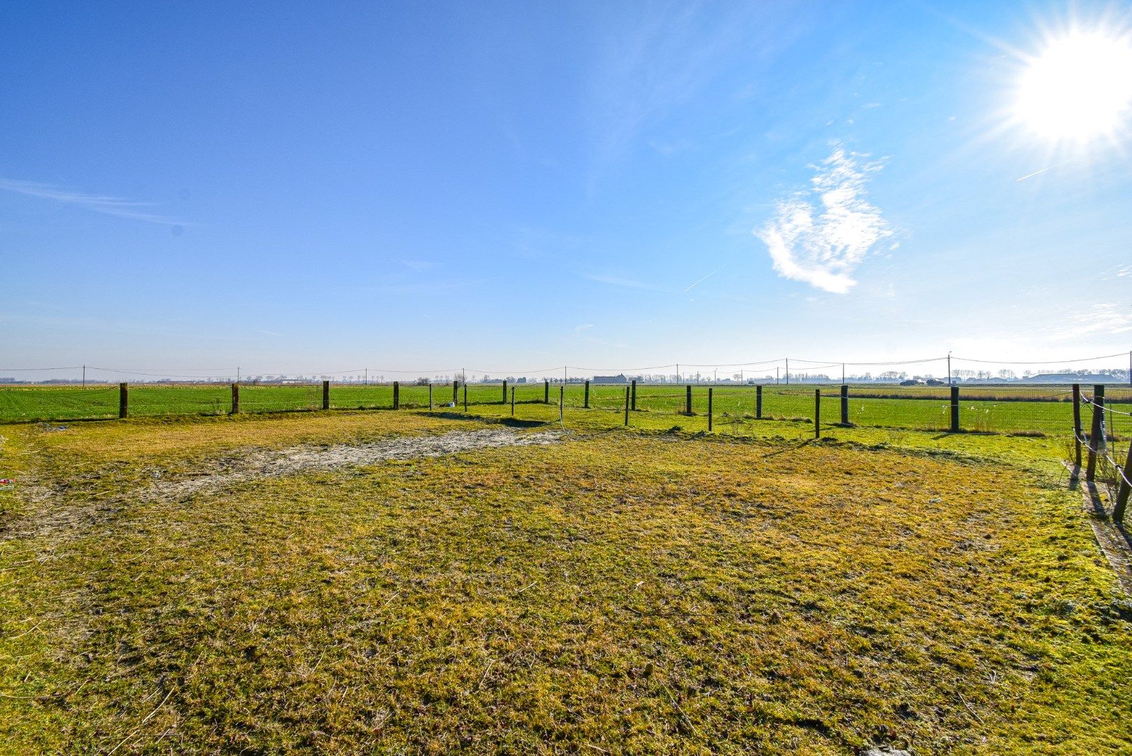  Mooi perceel weiland (2920 m²) met bijhorende paardenstalling op landelijke ligging te Westende foto 5