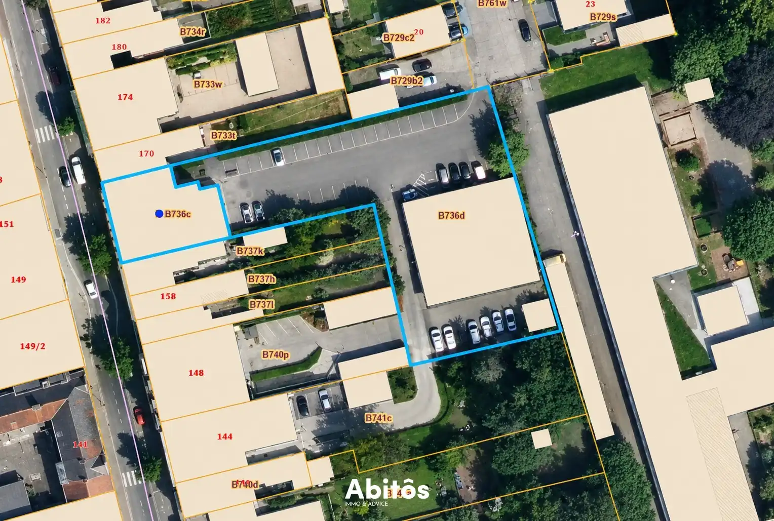Projectsite van 2.646 m² in het commerciële centrum van Aalter foto 2
