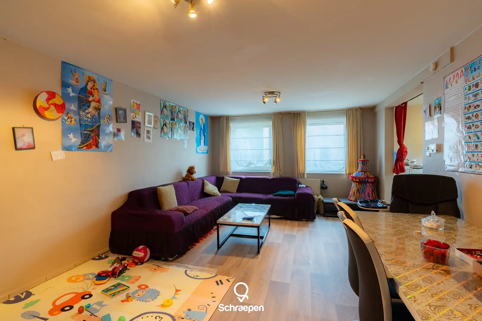 Lichtrijk gelijkvloers appartement met garagebox en privétuintje nabij Zonhoven-centrum! foto 5