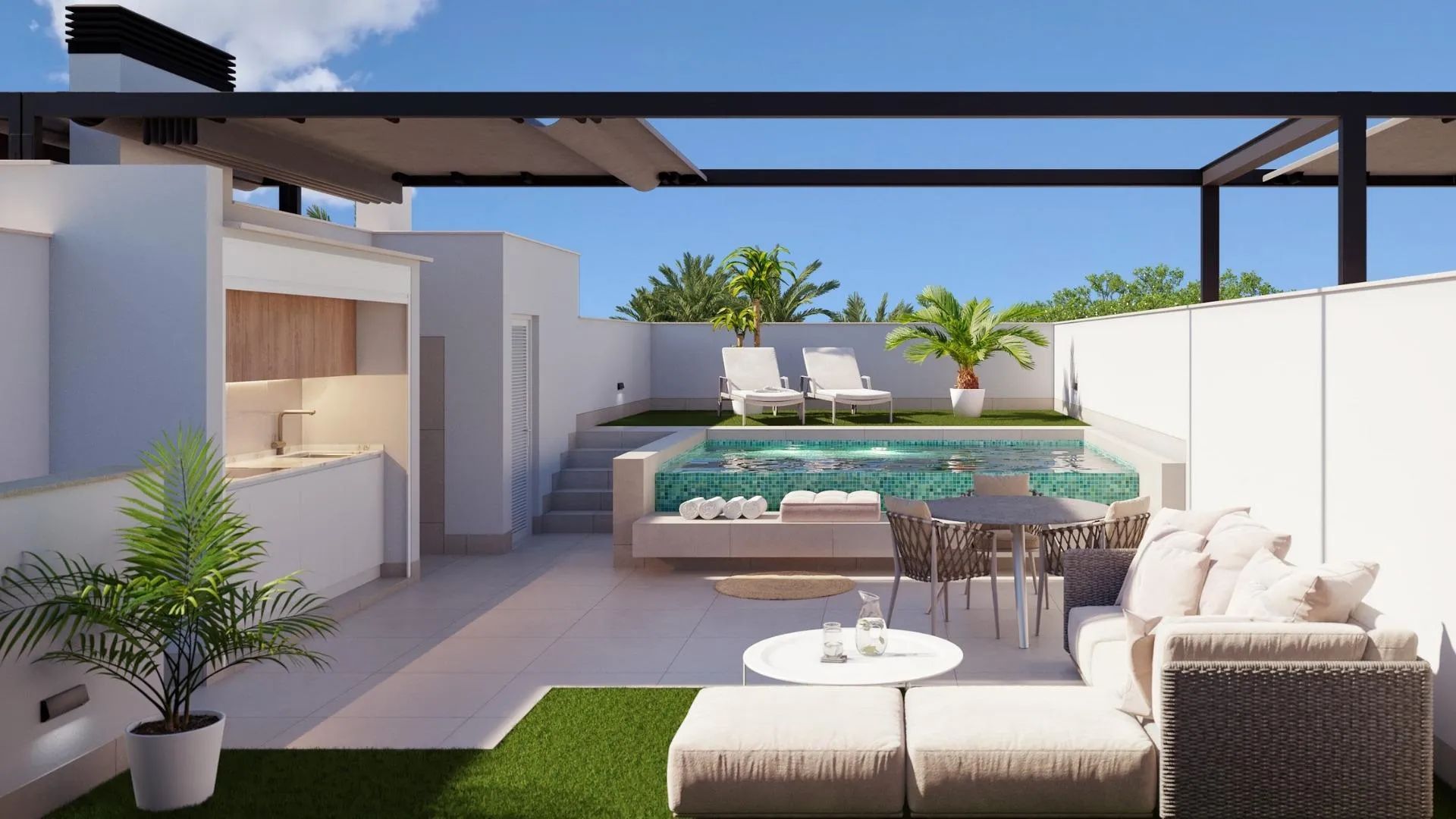 Boutique leven aan de Costa Blanca: luxe woningen met privézwembad nabij zee en centrum foto {{pictureIndex}}