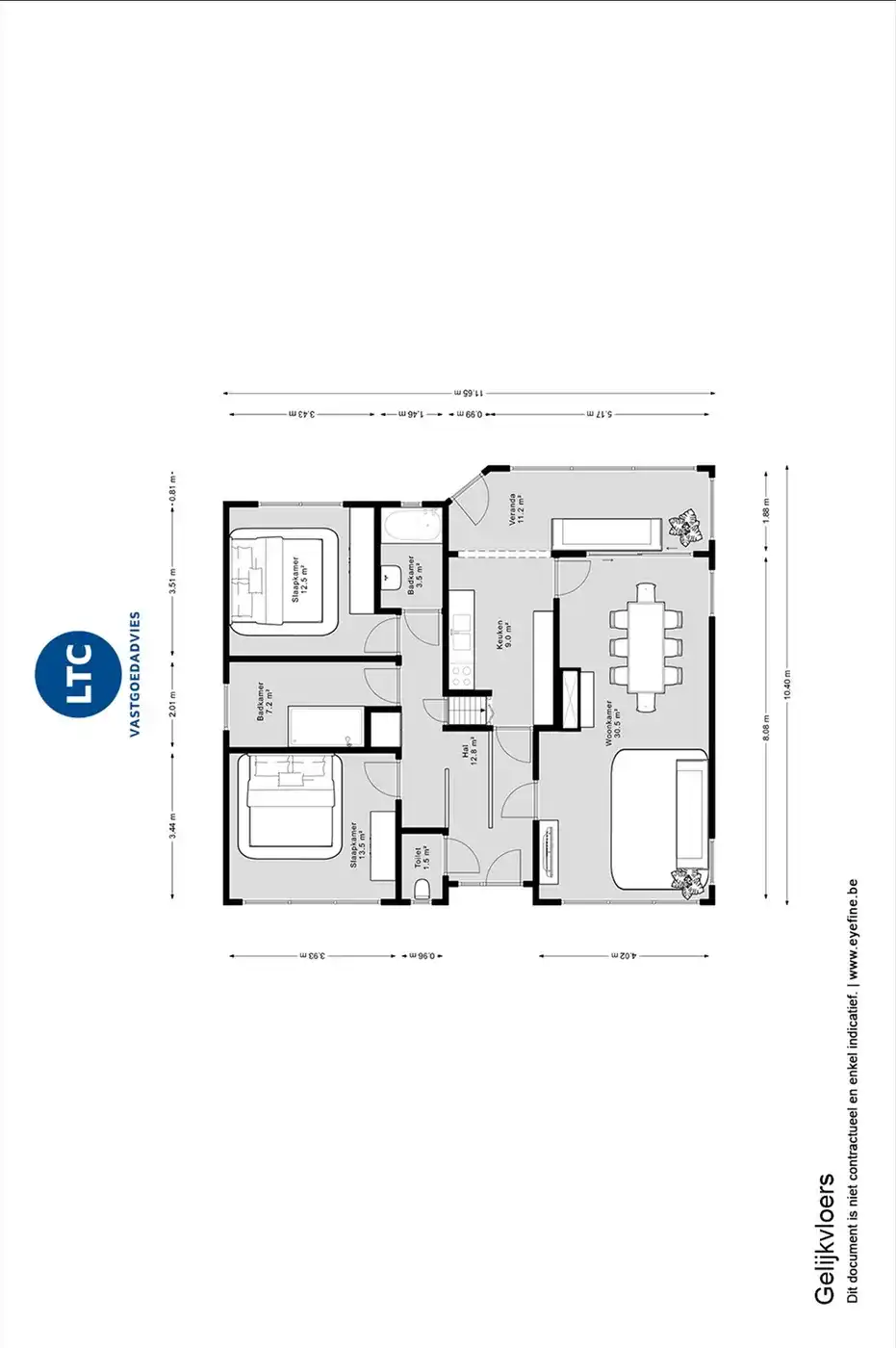 Open bebouwing op topligging met 2 slaapkamers en prachtige tuin foto 30
