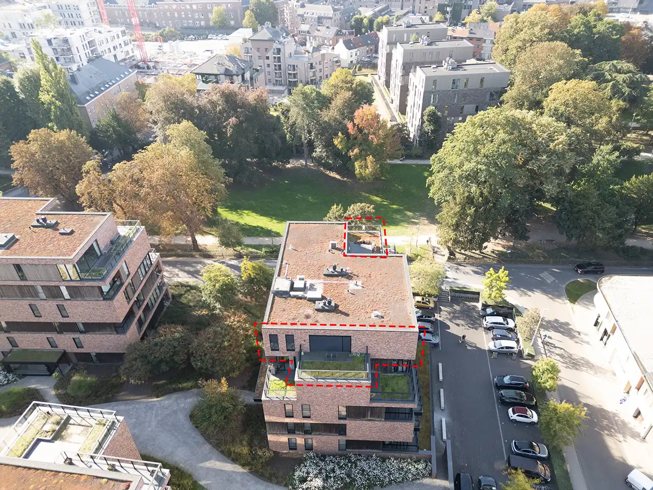 Exclusief penthouse/dakappartement met riante zonneterrassen, parkzicht & ondergrondse autostaanplaats(en) foto 3
