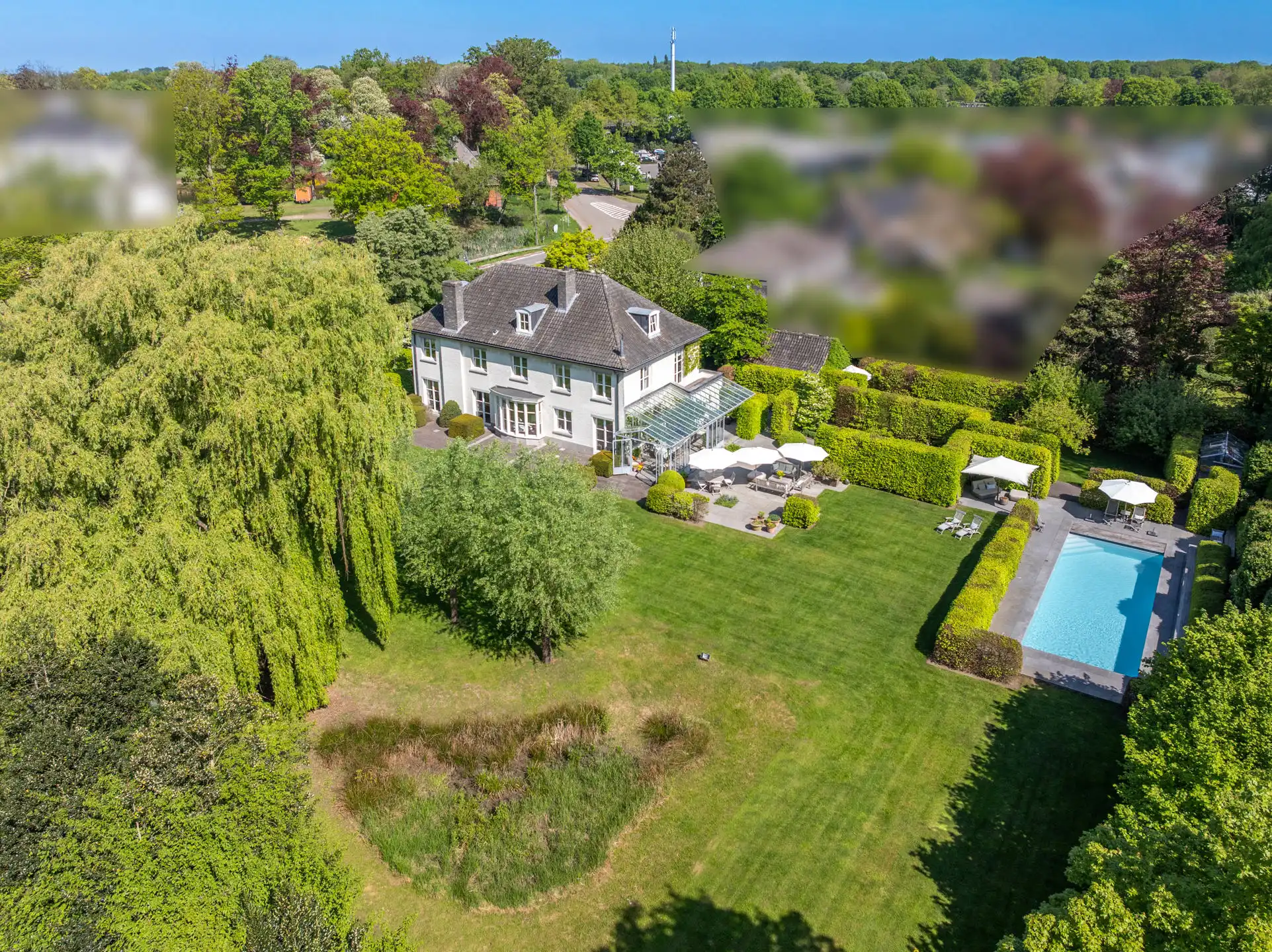 Statige luxevilla op royaal perceel van 3.877 m² met zwembad foto 2