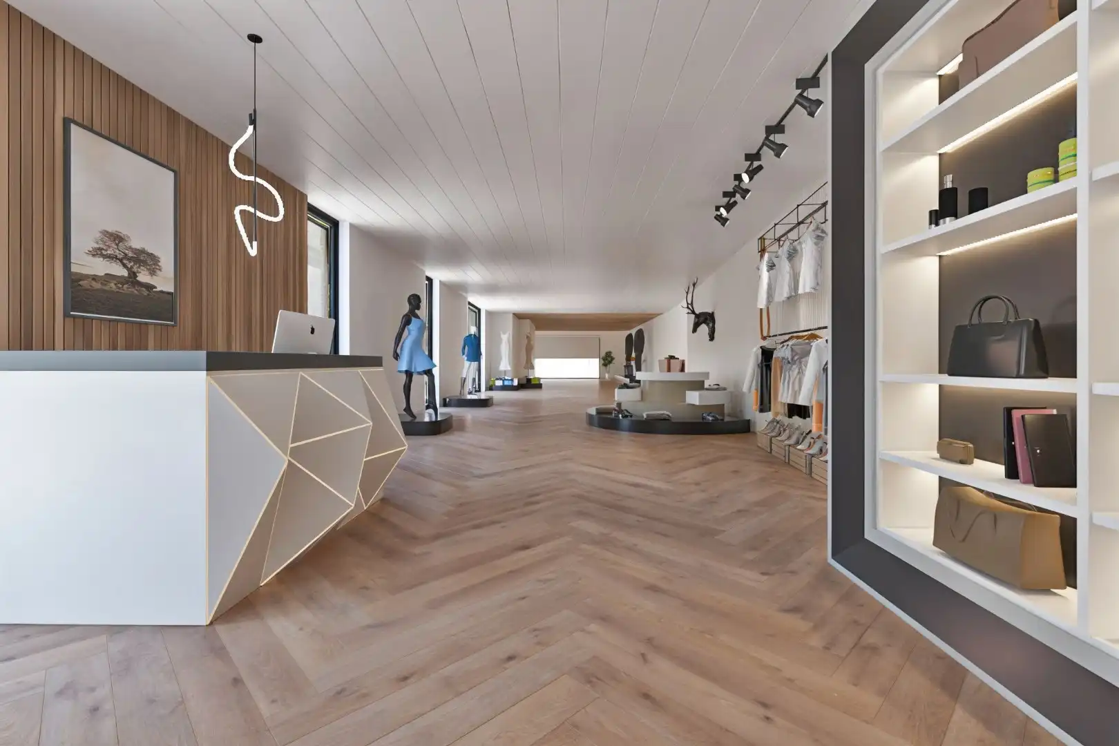 GELIJKVLOERS HANDELSPAND met KELDERRUIMTE TE HUUR/TE KOOP OP A-LOCATIE IN HOUTHALEN CENTRUM   foto 3