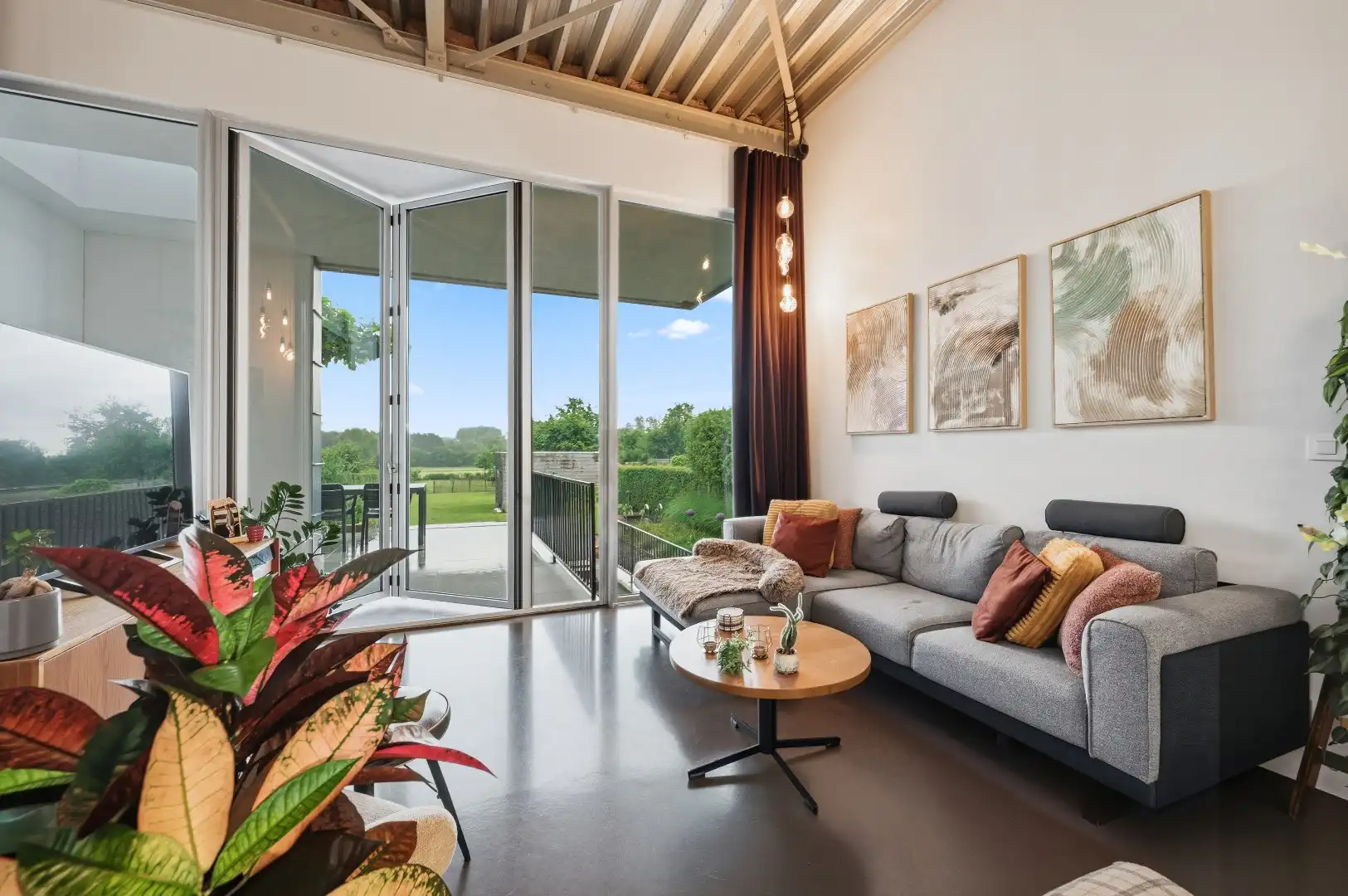 Moderne open bebouwing met prachtige tuin met zwemvijver gelegen in het rustige Eliksem (Landen) foto 4